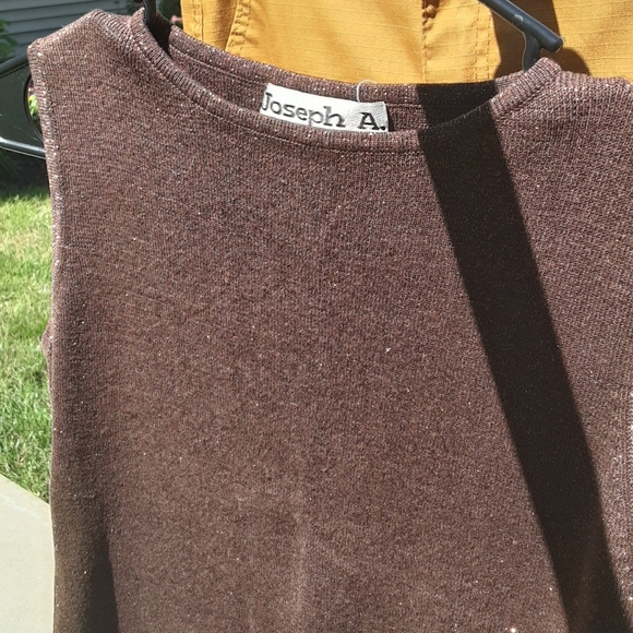 Joseph  A. Tops - Sparkly Brown  Shell /tank